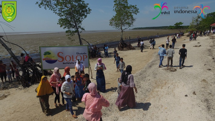 Pemerintah Inhil Segera Tata Kawasan Wisata Oantai Solop