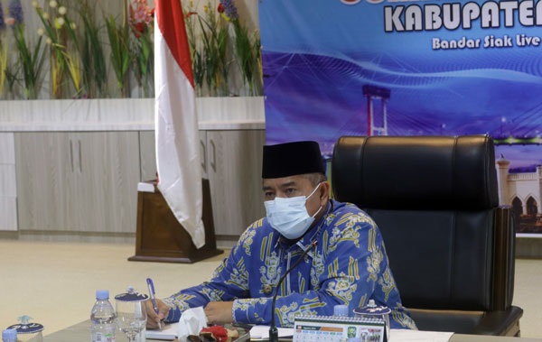 Bupati  dan Wakil Bupati Siak Ikuti Pembekalan Kepemimpinan Pemerintah Dalam Negeri Bersama Mendagri