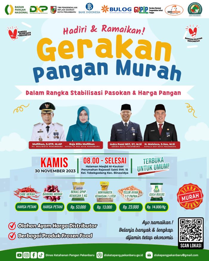 Kamis,  DKP Pekanbaru Gelar GPM di Tobek Godang- Binawidya
