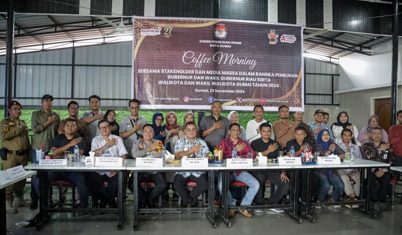 KPU Gelar Coffee Morning Bersama Stakeholder dan Media Massa