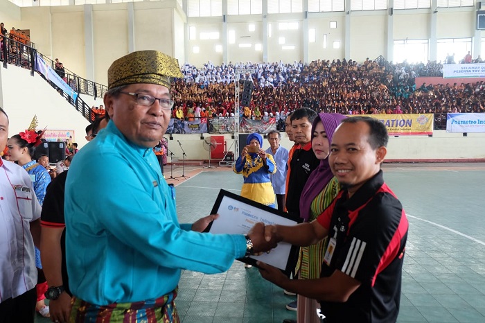 Buka Pelaksanaan Try Out Akbar se-Inhil, Darussalam: Ikuti Try Out dengan Menjunjung Tinggi Nilai Kejujuran