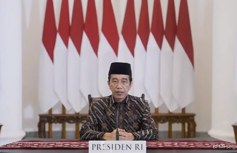 Zikir dan Doa 76 Tahun Indonesia Merdeka,  Jokowi: Semoga Tuhan Membukakan Kita Jalan Kemenangan Melawan Covid-19