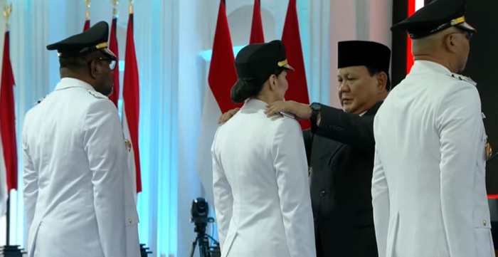 Prabowo Lantik 961 Kepala Daerah Se- Indonesia