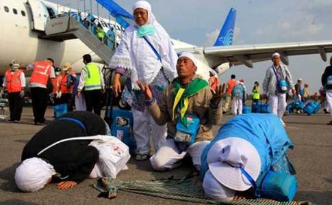 ALHAMDULILLAH...Kloter Pertama Haji Riau Asal Pekanbaru Tiba di SSK II