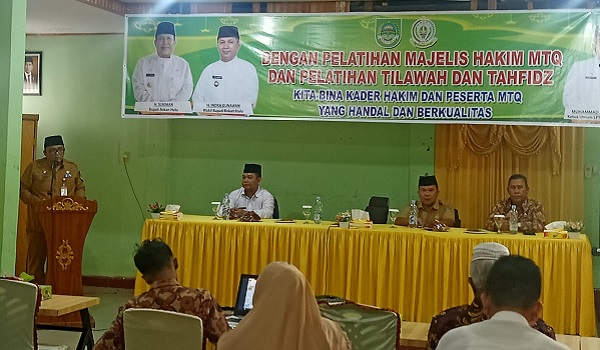 Puluhan Majelis Hakim MTQ di Rohul Dilatih