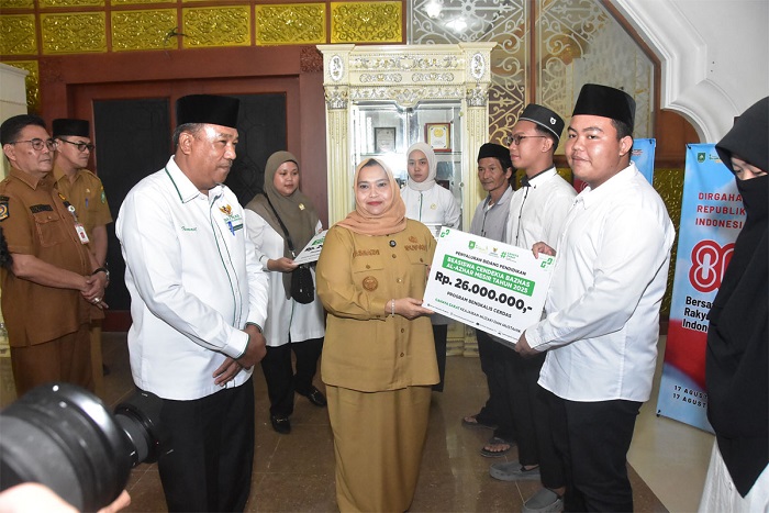 HEBAT! Lima Pelajar Bengkalis Terima Beasiswa Kuliah di Universitas Al Azhar Kairo  Mesir dari Baznas