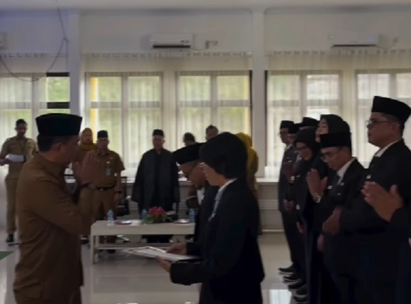 Pemkab Inhu Lantik 15 Kepala Puskesmas