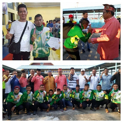 Sekda Meranti Sambut Kedatangan Lima Pegulat Peraih Medali pada  Wali Kota Padang Sidempuan Cup