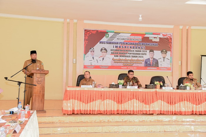 Musrenbang di Kecamatan Bengkalis, Peningkatan Jalan dan Infrastruktur Skala Prioritas