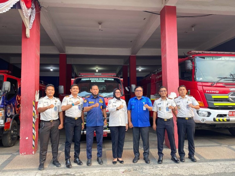 Perkuat Kesiapsiagaan Hadapi Kebakaran, Damkar Pekanbaru Gandeng Lapas