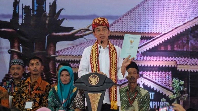 Jokowi ke Riau, 8.000 Sertifikat Tora Bakal Dibagikan