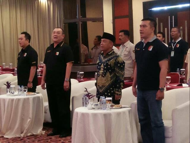 Bupati HM Harris Hadiri  Musprov Perbakin Riau yang ke IV