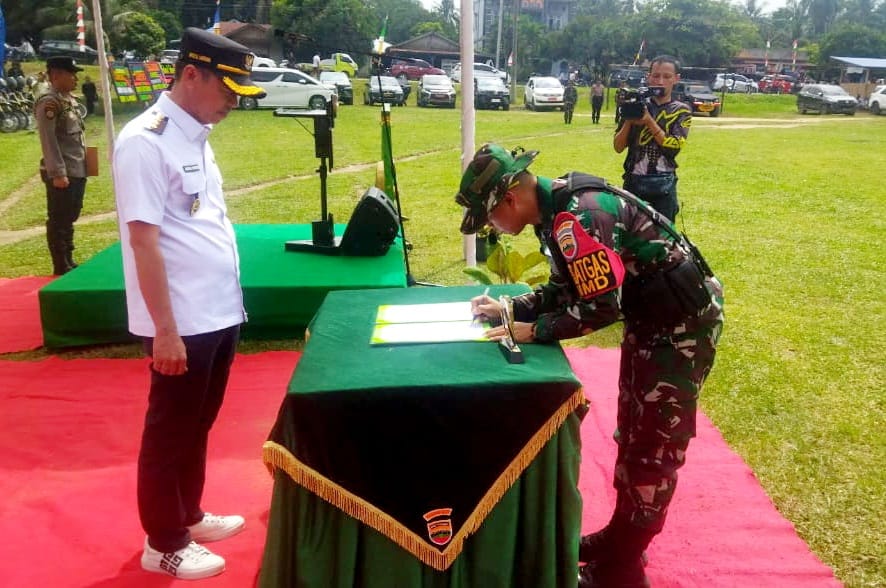Bupati Rohil Buka Program TMMD ke-117 Kodim 0321 Rohil