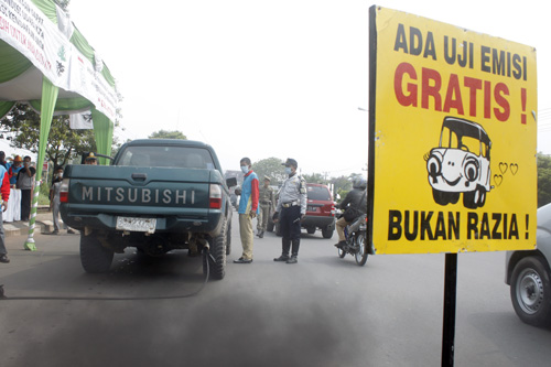 Dishub Dumai Sosialisasi Lanjutan Uji Emisi Kendaraan