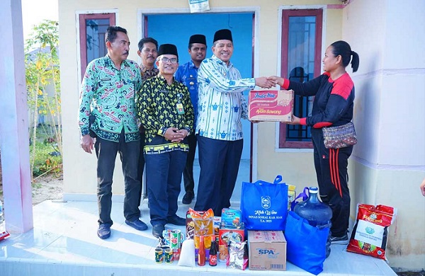 20 Rumah KOrban Puting Beliuang di Kandis Terima Bantuan