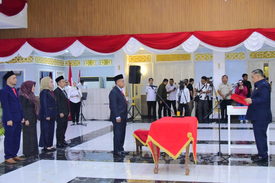 Komisioner KI Riau Periode 2026–2030 Dilantik, Bupati Bengkalis Sampaikan Ucapan Selamat