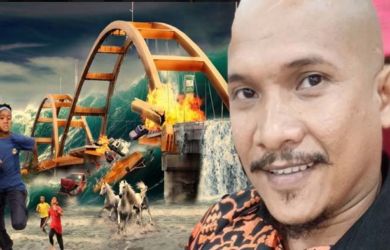 Duh, Gempa dan Tsunami di Sulteng Tak Sengaja Pernah Digambar dalam Lukisan Pemuda Asal Donggala 4 Tahun Lalu
