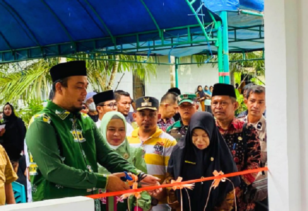 Resmikan Posyandu di Pematang Reba, Bupati Dorong Permudah Akses kesehatan dan Penanggulangan Stunting