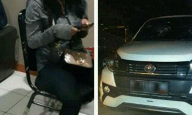 PARAH...Wanita Cantik Tabrak Sejumlah Kendaraan Lalu Kabur dan Dikejar-kejar Polisi, Tertangkap karena Masuk Jalan Buntu 