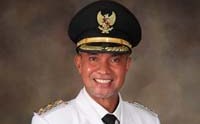 Wapres JK Datang, Wabup Said Hasyim Laporkan Perkembangan Meranti