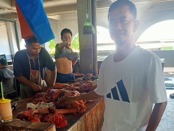 Harga Daging di Rohul Merangkak Naik, Ketersediaan Masih Cukup