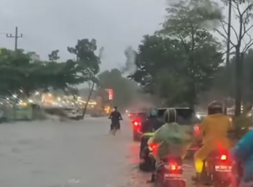 Ternyata Benda Ini Yang Bikin Jalan Arifin Ahmad Selalu Banjir Saat Hujan...