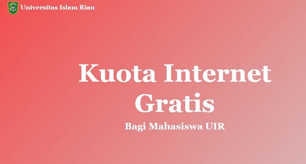 Pakai Telkomsel, Mahasiswa UIR Dapat Kuota Gratis untuk Kuliah Daring 30 GB