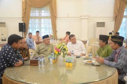 Bupati Inhil Silahturrahmi ke Gubernur dan Forkopimda Riau