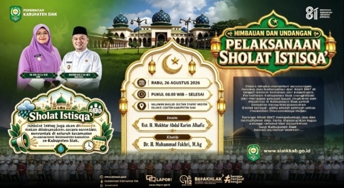 Karhutla, Pemkab Siak Gelar Shalat Minta Hujan