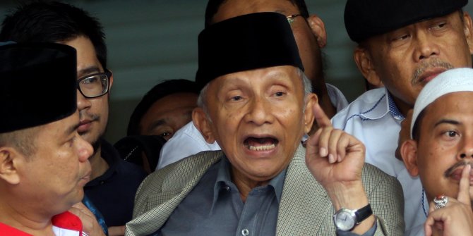 Amien Rais Klaim Prabowo-Sandi Menang di Jawa Timur, Kalah di Jateng dan Yogjakarta,  Ini Penjelasannya...