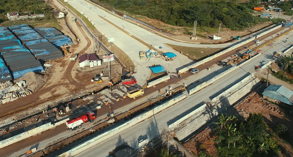 Progres Pembangunan Tol Sumbar-Riau Seksi Bangkinang- Pangkalan Sudah 65 Persen