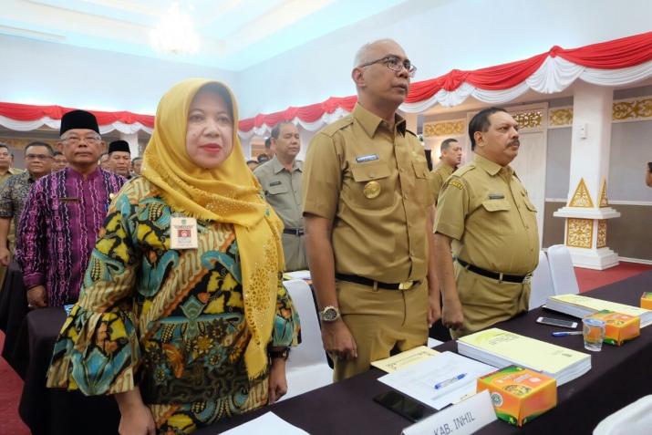 Sejumlah Pejabat Pemkab Inhil Ikuti Rakor Bersama KPK di Pekanbaru