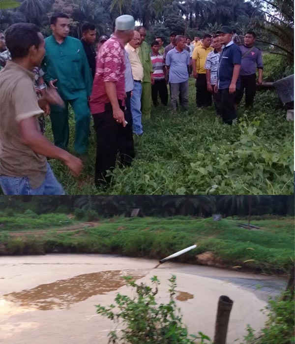 CEMARI SUNGAI ROKAN, Puluhan Nelayan Sedinginan Datangi PKS PT SRM