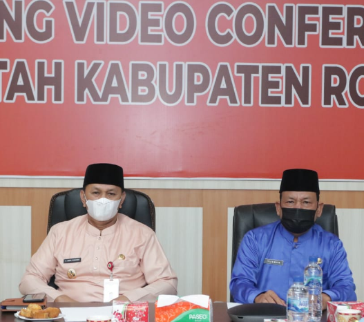 Wakil Bupati Rohul Ikuti Sosialisasi SE Bersama 4 Menteri Tentang PBG