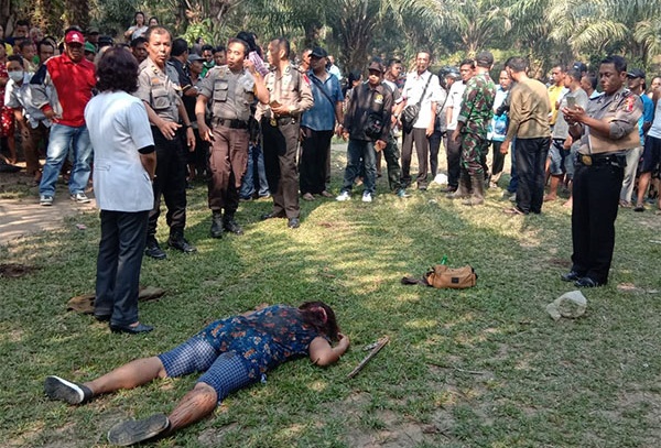 Wanita Bernama Ngatiem Ditemukan Tewas Bersimbah Darah di Areal PTPN 4, Kabarnya Dibunuh
