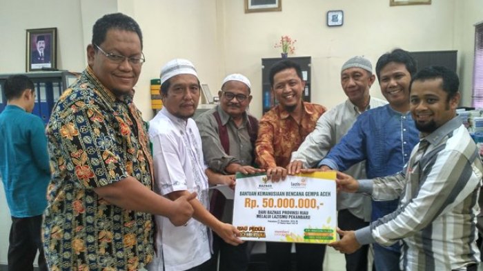 DENGAN ZAKAT... Baznas Yakin Bisa Kurangi Angka Kemiskinan di Riau