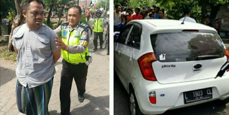 Sempat Kabur, Pencuri Mobil Milik Janda Cantik Ditangkap Polisi 