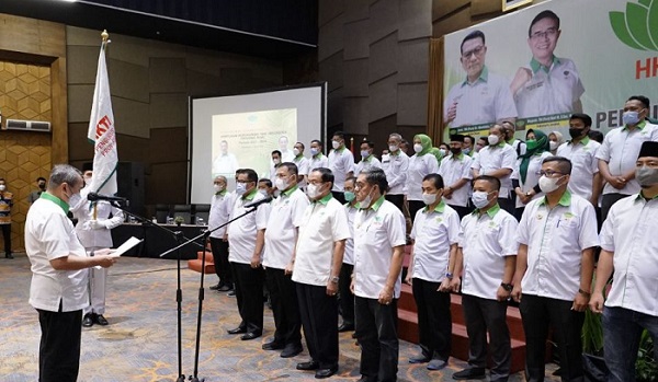 Dipimpin HM Wardan, Pengurus HKTI Riau Dikukuhkan