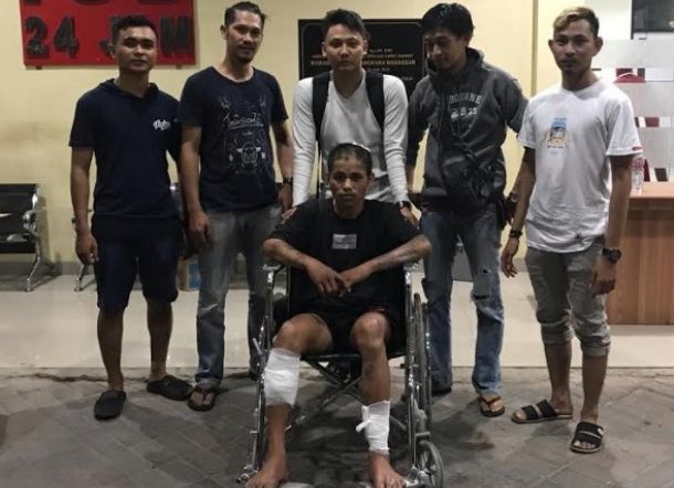 Dorrr! Namanya Dajjal, Bos Geng Motor Sadis Ini Terkapar Ditembak Polisi