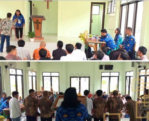 Tingkatkan Keimanan, WBP Nasrani Lapas Narkotika Rumbai Dibekali Pembinaan Kerohanian