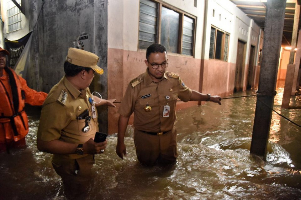 Dituduh Mangkir Dari DPR, Anies,''Dari Malam Saya Bersama Warga Berada di Lapangan, Izinkan Saya Bekerja''