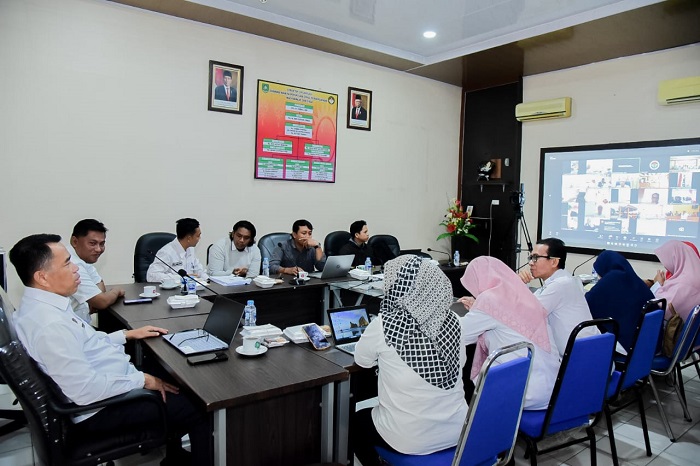 Dinas PMD Bengkalis Ikuti Persiapan Wawancara Penilaian Desa Berkinerja Baik Dalam Percepatan Penurunan Stunting Tingkat Nasional Tahun 2024