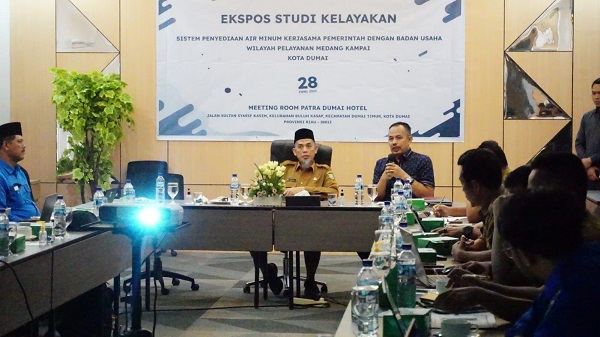 Pemko Dumai Ekspos Studi Kelayakan SPAM Medang Kampai