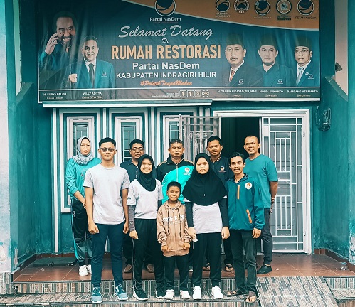DPD NasDem Inhil Lepas Keberangkatan Atlet dari Perguruan INKAI Ikuti Kejurda di Pekanbaru