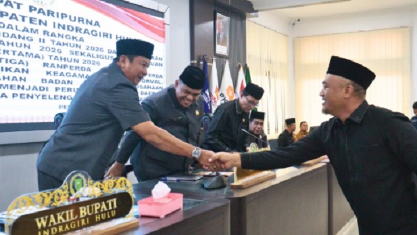 DPRD Sahkan TIga Perda Inisiatif Pemkab Inhu