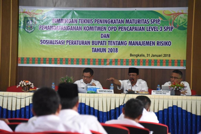 Target di Maret 2018, Pemkab Bengkalis Ingin SPIP di Level 3