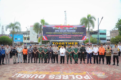 Wakil Wali Kota Dumai Hadiri Apel Operasi Ketupat 2025