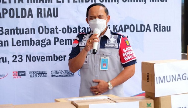 GAWAT INI... 386 Napi Lapas di Riau Masih Positif Covid-19