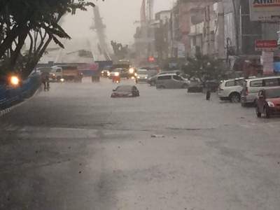 Kata Mardianto, Seperti Baskom, Ini Dua Penyebab Banjir di Jalan Sudirman Sekarang