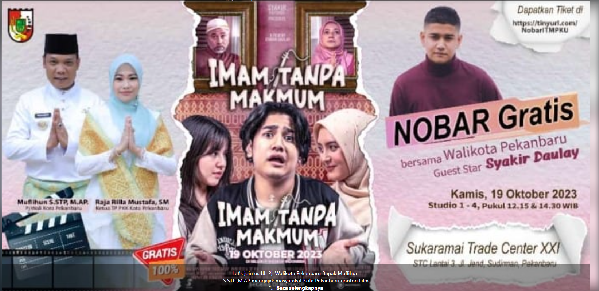 Kuy Ramaikan, Pj Wali Kota Ajak Warga Nobar Gratis Film 